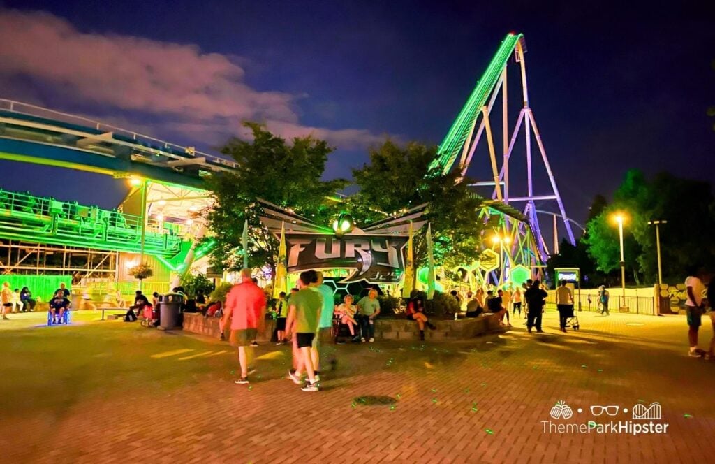 Carowinds Amusement Theme Park Fury 325 Roller Coaster