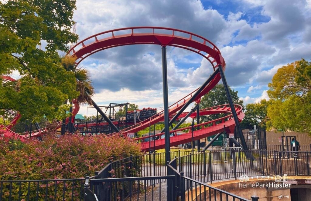 Carowinds Amusement Theme Park Vortex Roller Coaster