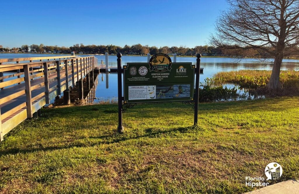 Lake Harris at Venetian Gardens in Leesburg, Florida