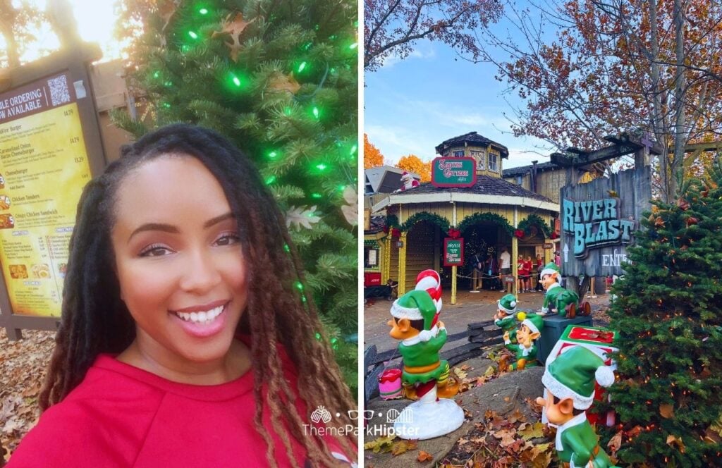 NikkyJ and River Blast for Christmas at Silver Dollar City Theme Park in Branson, Missouri