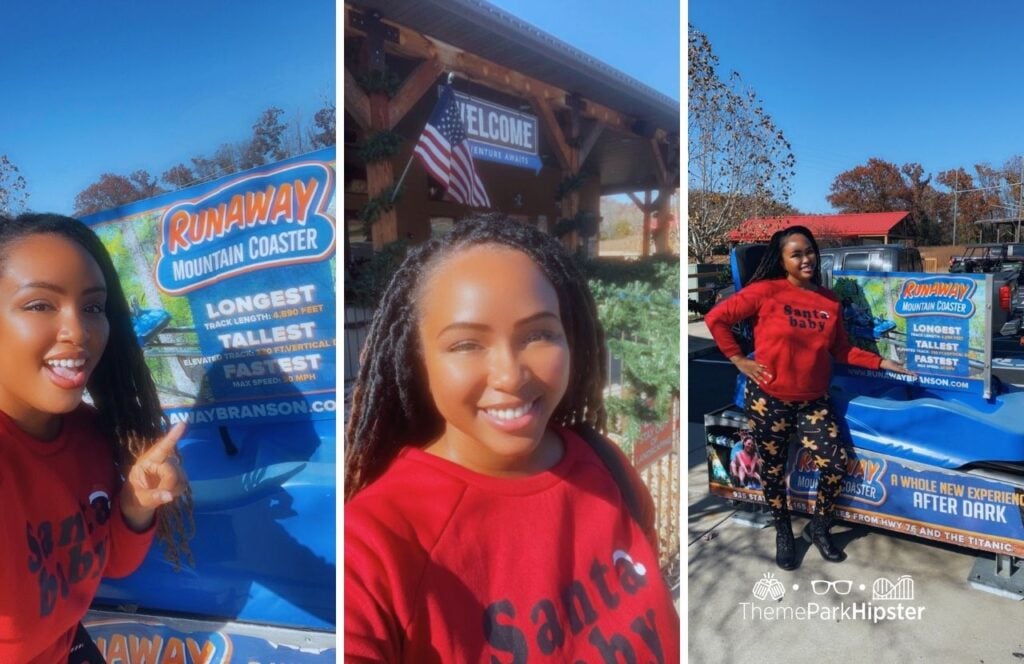 Runaway Mountain Coaster with NikkyJ. One of the best things to do in Branson, Missouri