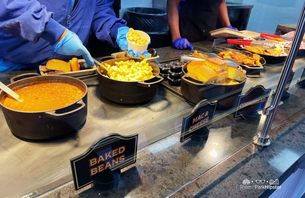 Six Flags Over Georgia Amusement Park Firehouse BBQ Restaurant Baked Beans Mac & Cheese cornbread. Keep reading to find out everything you need to know about visiting Six Flags Over Georgia for the first time.