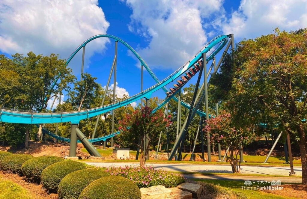 Six Flags Over Georgia Amusement Park Goliath Roller Coaster (2)