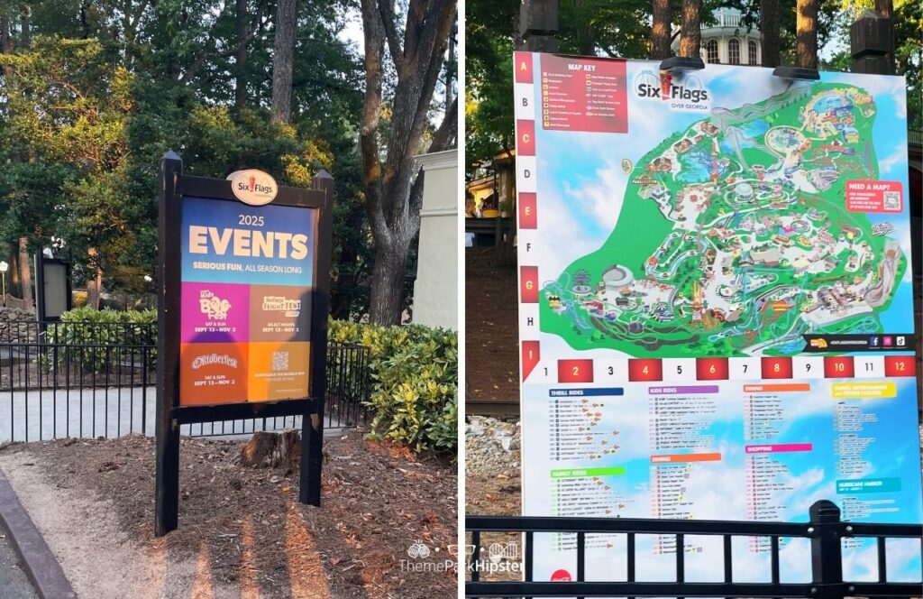Six Flags Over Georgia Amusement Park Map and Events. Keep reading to find out everything you need to know about visiting Six Flags Over Georgia for the first time.