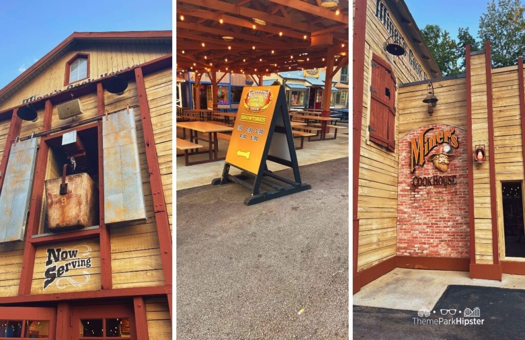 Six Flags Over Georgia Amusement Park Miner's Cook House Restaurant and Shenaniguns Comedy Wild West Show. Keep reading to find out everything you need to know about visiting Six Flags Over Georgia for the first time.