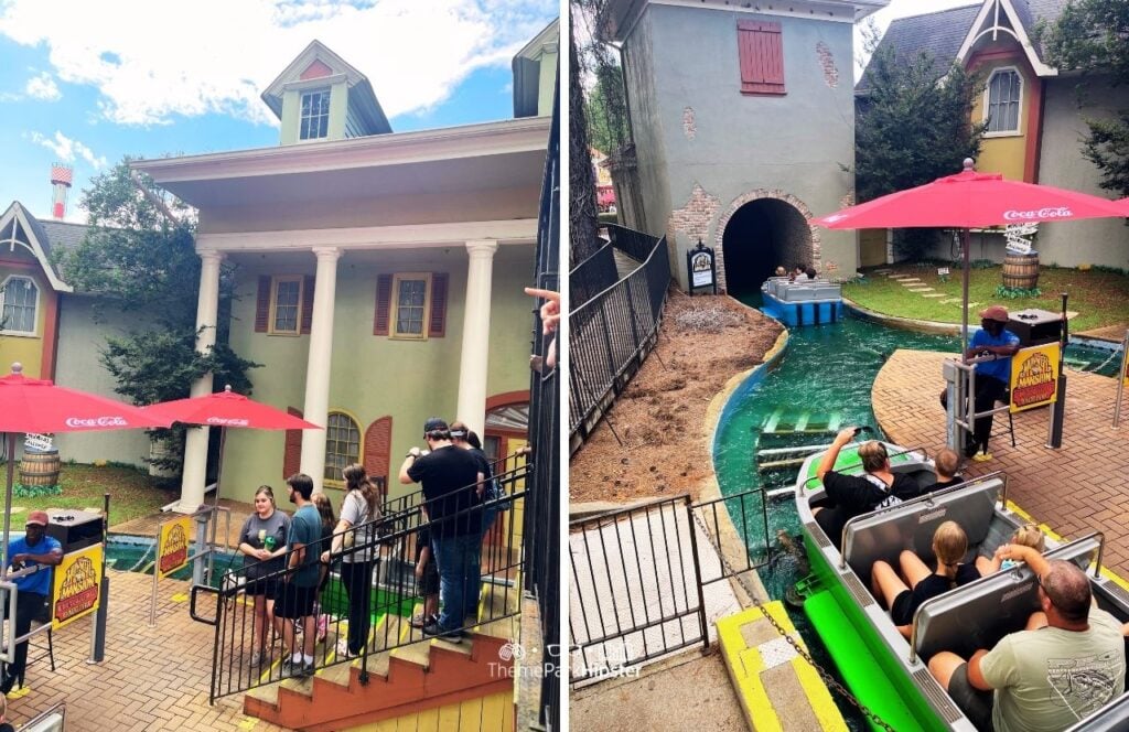 Six Flags Over Georgia Amusement Park Monster Mansion Water Boat Ride. Keep reading for all you need to know about the Six Flags Season Pass. 