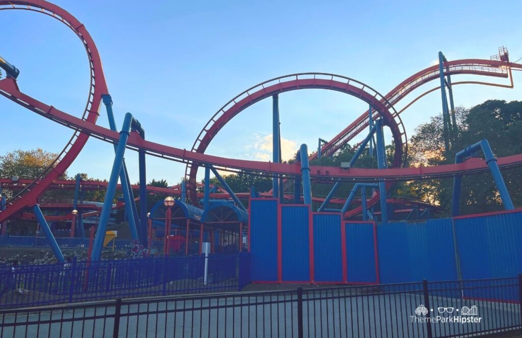 Six Flags Over Georgia Amusement Park Superman Ultimate Flight Roller Coaster. Keep reading for all you need to know about the Six Flags Annual Pass. 