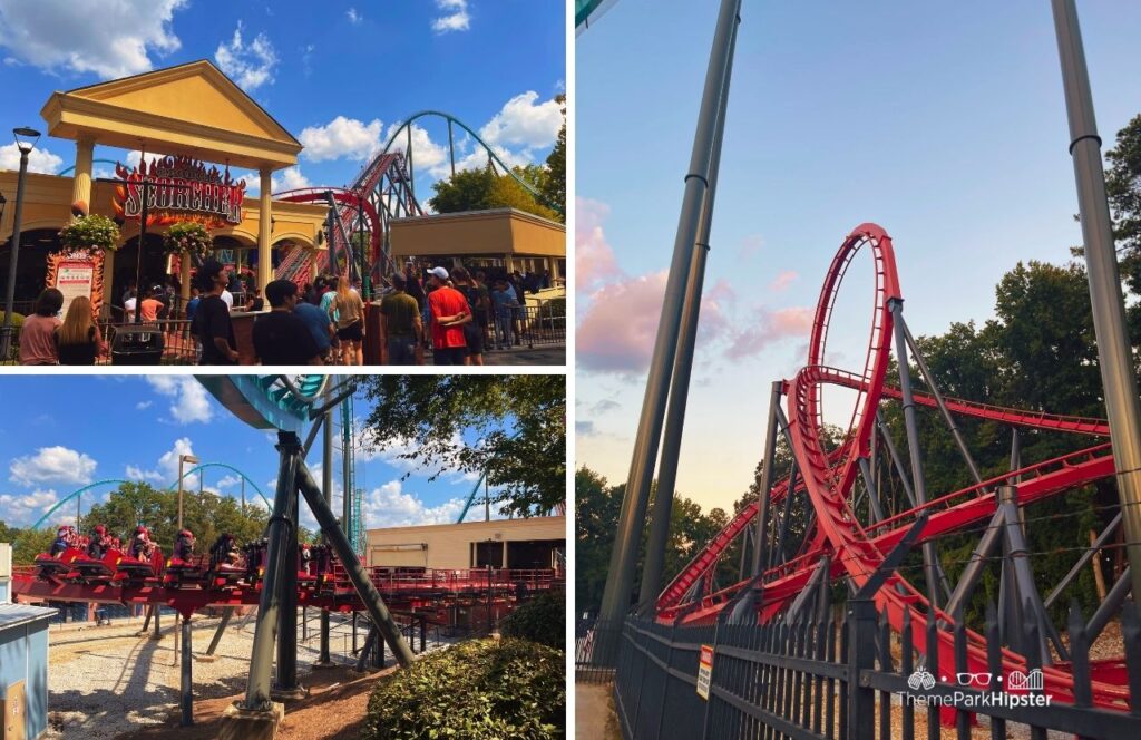 Six Flags Over Georgia Amusement Park The Georgia Scorcher Roller Coaster. Keep reading to find out everything you need to know about visiting Six Flags Over Georgia for the first time.