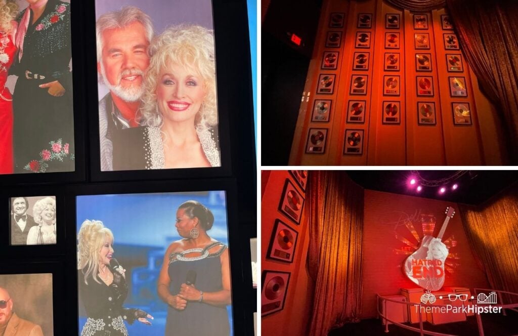 The Dolly Parton Experience Museum at A Smoky Mountain Christmas Dollywood Theme Park. Keep reading to find out how to plan the perfect day at Dollywood.