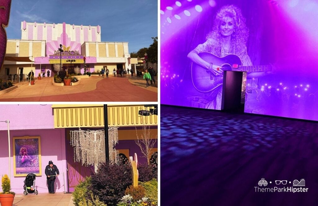 The Dolly Parton Experience Museum at A Smoky Mountain Christmas Dollywood Theme Park. Keep reading for your full guide to planning a Dollywood vacation. 