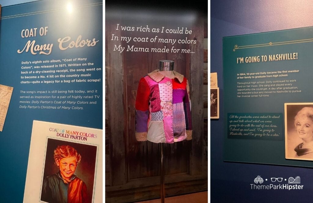 The Dolly Parton Experience Museum at Dollywood Theme Park.  Keep reading to find out how to plan the perfect day at Dollywood.