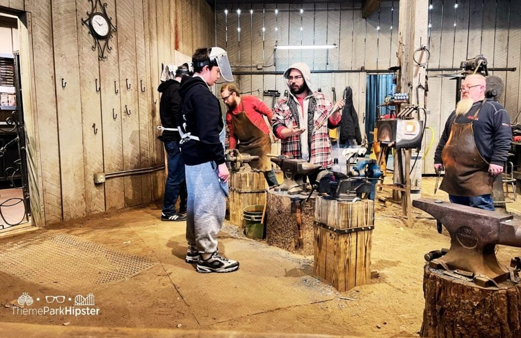 Valle Forge Blacksmith at Dollywood Theme Park. Keep reading for everything you need to know before your visit to Dollywood.