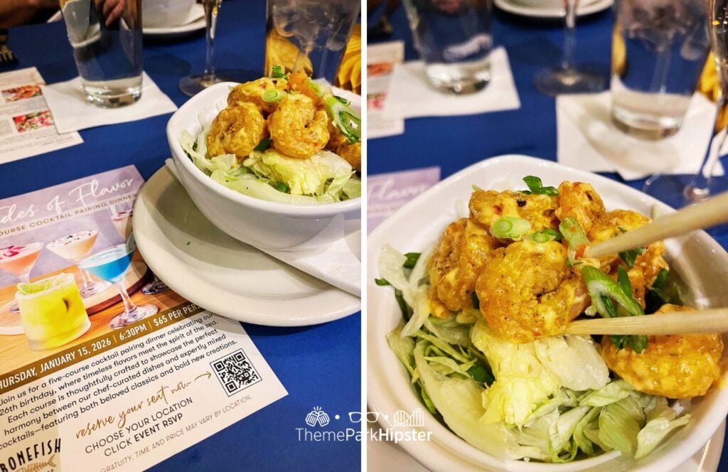 Tides of Flavor 5 Course Meal Bang Bang Shrimp Bonefish Grill Restaurant Special Events