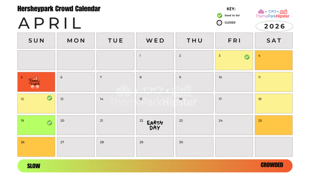 April 2026 Hersheypark Crowd Calendar Best Days to Go
