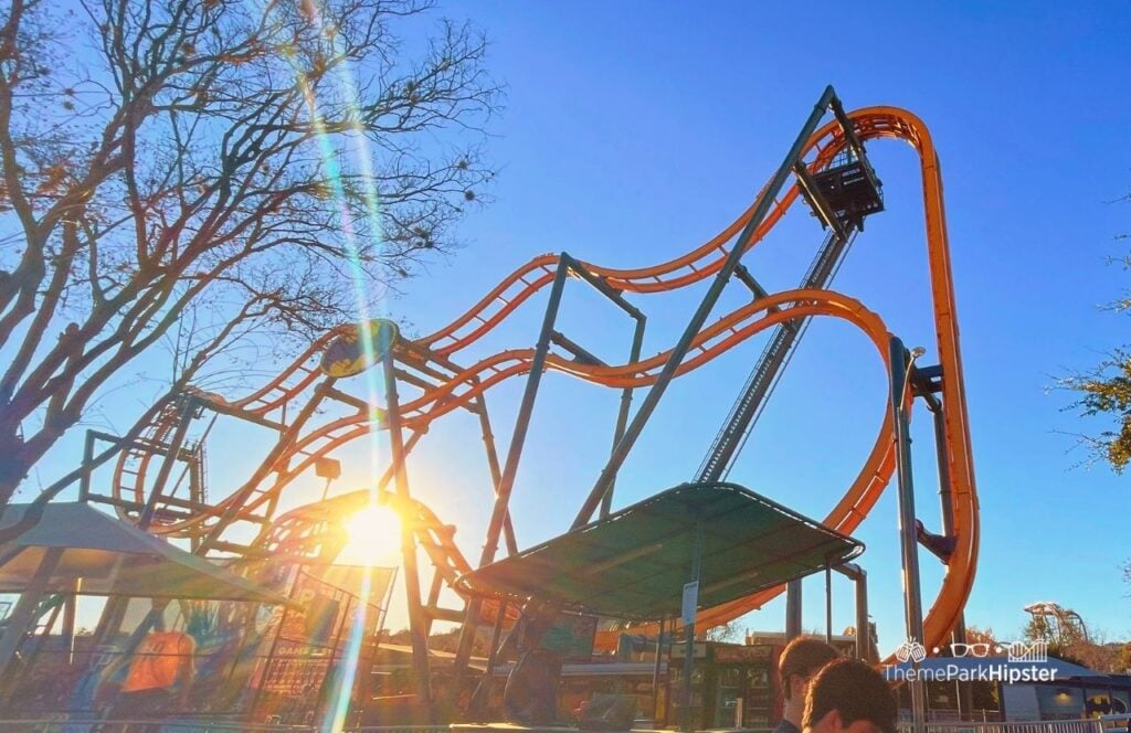 Batman Ride Roller Coaster Six Flags Fiesta Texas Theme Park San Antonio