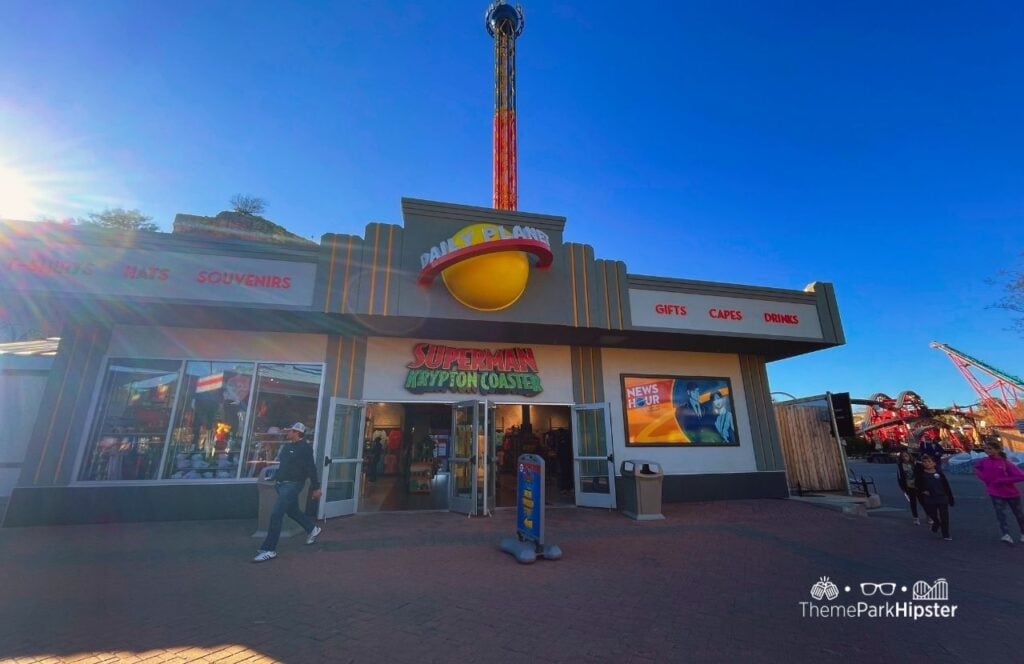 DC Universe Superman Krypton Coaster Six Flags Fiesta Texas Theme Park San Antonio