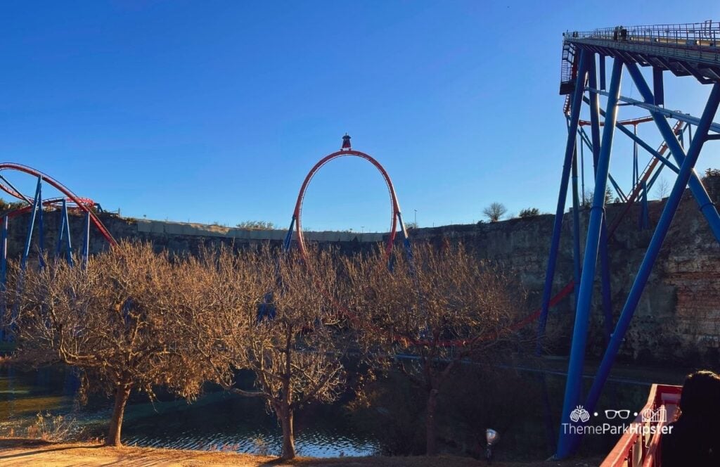 DC Universe Superman Krypton Coaster Six Flags Fiesta Texas Theme Park San Antonio