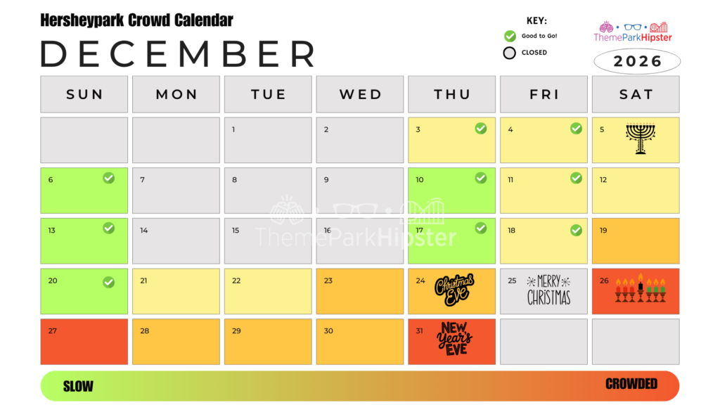 December 2026 Hersheypark Crowd Calendar Best Days to Go