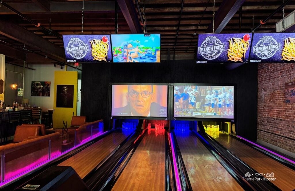 Downtown Social bowling alley in Valdosta, Georgia