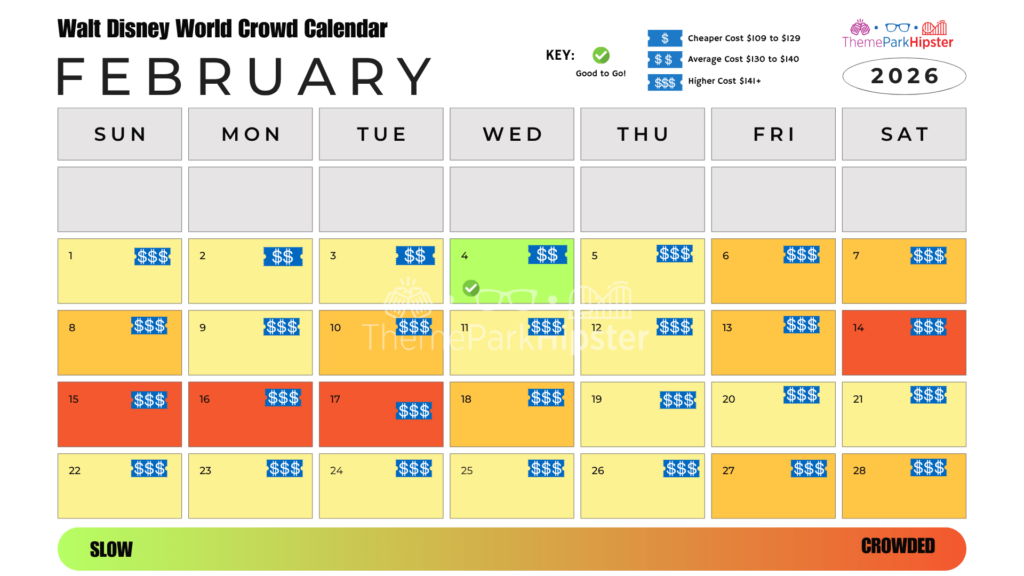 February 2026 Disney World Crowd Calendar Best Days to Go