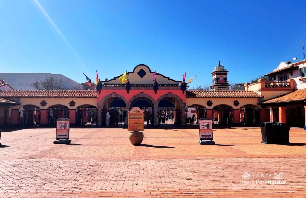 Gate Entrance at Six Flags Fiesta Texas Theme Park San Antonio