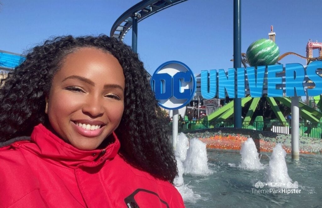 NikkyJ in DC Universe Six Flags Fiesta Texas Theme Park San Antonio