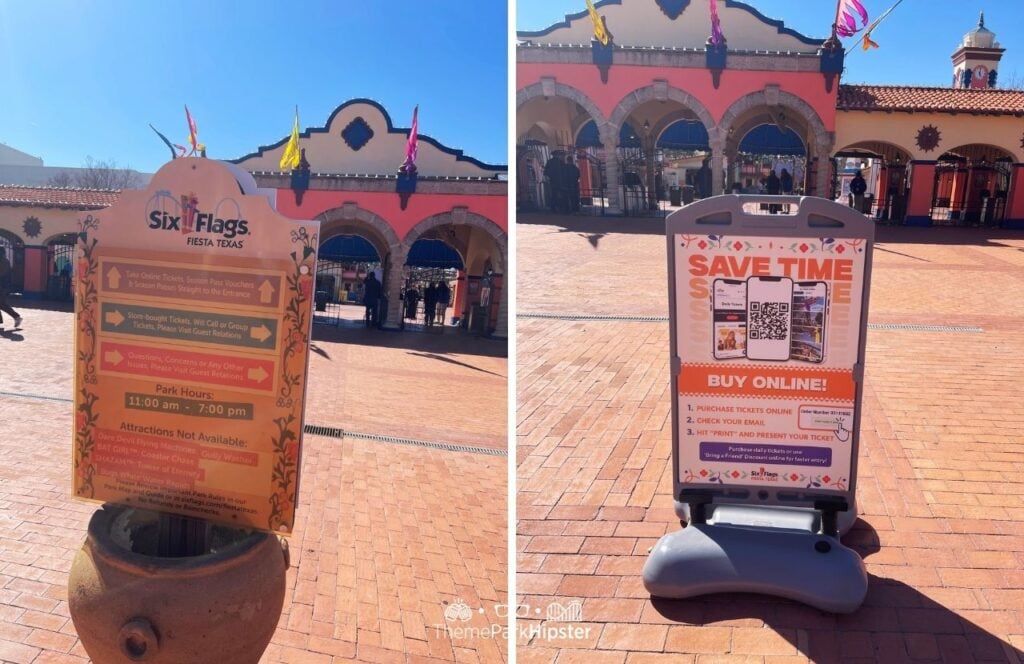Park Hours and App Six Flags Fiesta Texas Theme Park San Antonio