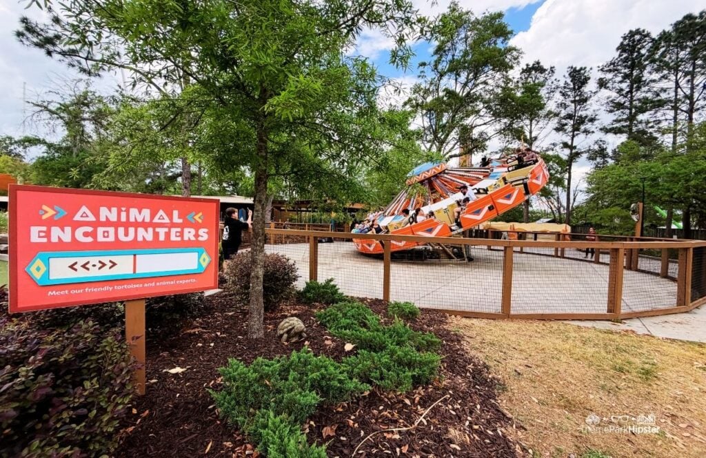 Sandstorm Chaser Ride at Wild Adventures Theme Park Valdosta, Georgia 30th Anniversary