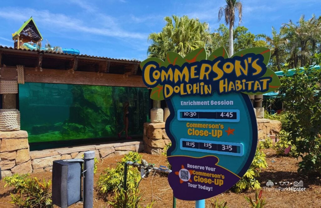 Aquatica Orlando Water Park Commerson’s Dolphin Habitat. Keep reading to learn more about things to know before visiting Aquatica Orlando.