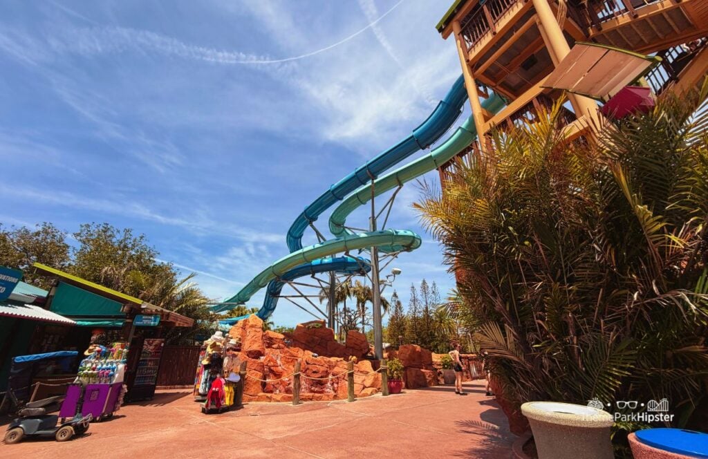 Aquatica Orlando Water Park Reef Plunge Slide. Keep reading to plan your perfect day at SeaWorld Aquatica Orlando.