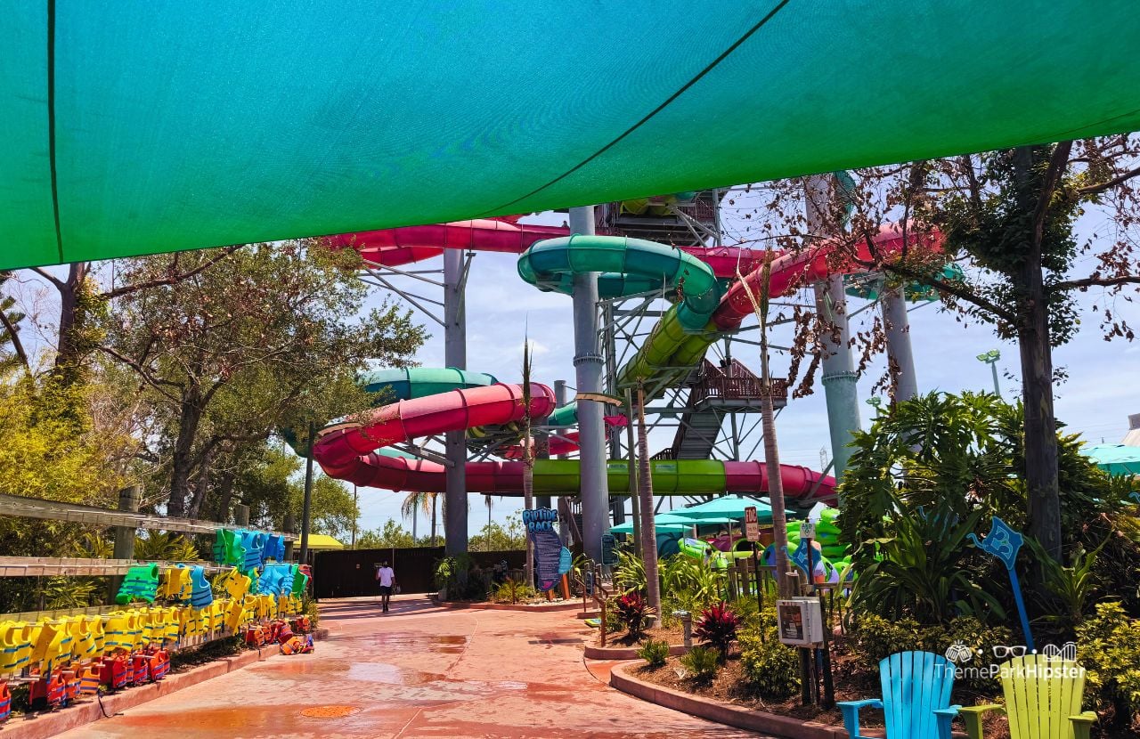 Aquatica Orlando Water Park Riptide Race. Keep reading to find out everything you need to know about visiting SeaWorld Aquatica Orlando for the first time