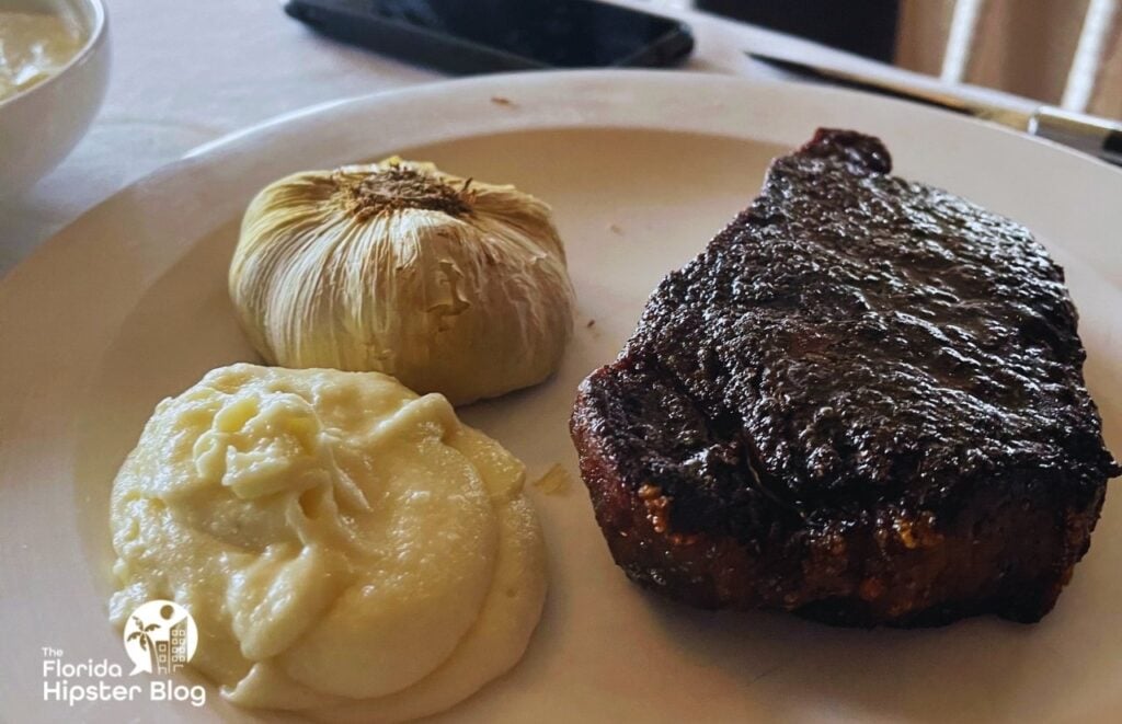 Bull and Bear Steak and Mashed Potatoes. Keep reading to find out if Bull & Bear Orlando is worth it.