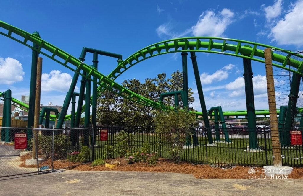 Kentucky Kingdom Amusement Park Louisville Flying Fox Roller Coaster