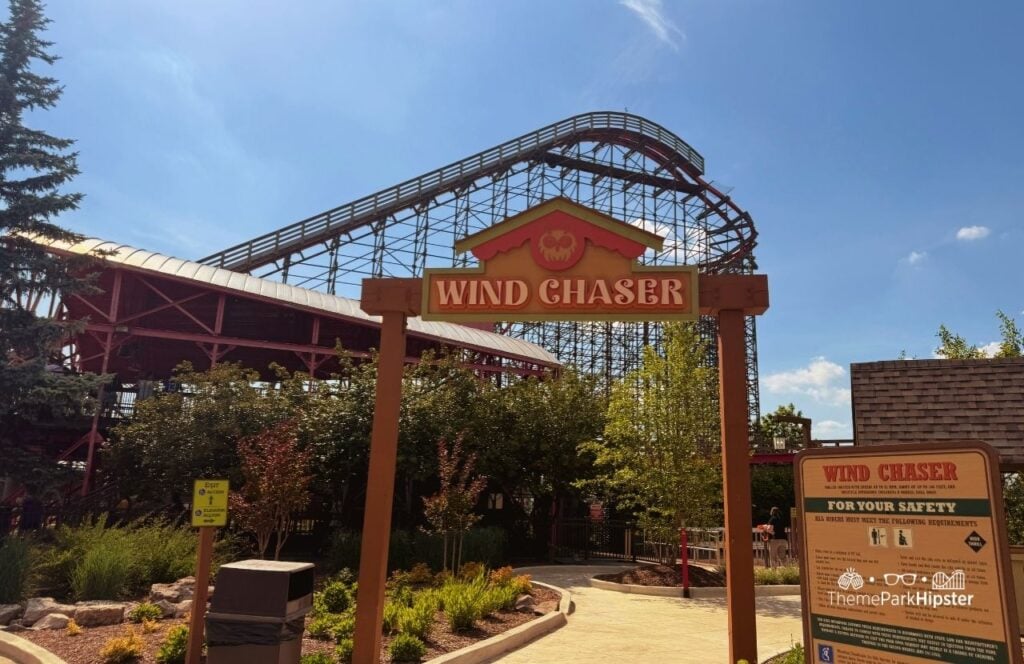 Kentucky Kingdom Amusement Park Louisville Wind Chaser Roller Coaster